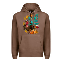 Chestnut I Was Thinner Before Dinner Turkey Thanksgiving Premium Hoodie - LillyAllenDesigns