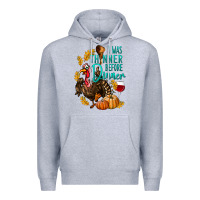 Heather Grey I Was Thinner Before Dinner Turkey Thanksgiving Premium Hoodie - LillyAllenDesigns