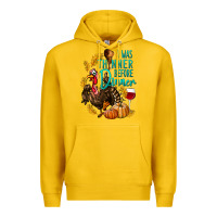Lemon I Was Thinner Before Dinner Turkey Thanksgiving Premium Hoodie - LillyAllenDesigns