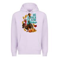 Lilac I Was Thinner Before Dinner Turkey Thanksgiving Premium Hoodie - LillyAllenDesigns