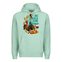 Seafoam I Was Thinner Before Dinner Turkey Thanksgiving Premium Hoodie - LillyAllenDesigns