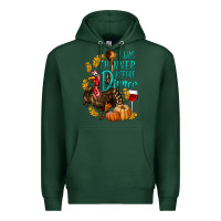 Sports Green I Was Thinner Before Dinner Turkey Thanksgiving Premium Hoodie - LillyAllenDesigns