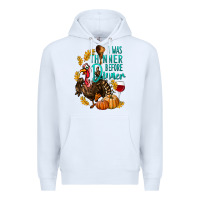 White I Was Thinner Before Dinner Turkey Thanksgiving Premium Hoodie - LillyAllenDesigns