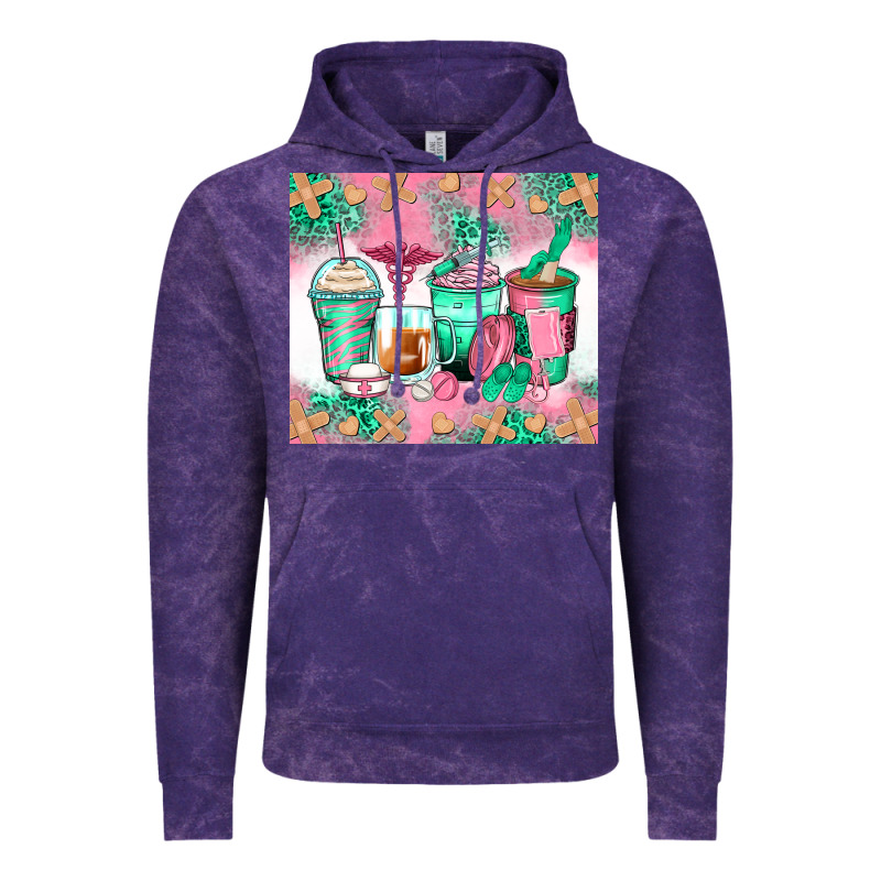 Nurse Coffee Cups Vintage Hoodie by Zillion Design Studio | Teevron