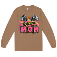 Toasted Coconut racing mom with racing oto equipment Long Sleeve Tee - AdoDesignShop