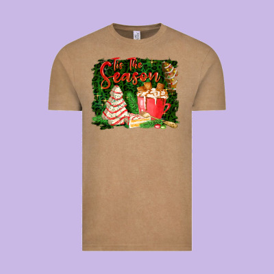 Tis The Season Vintage Tee Designed By Fadigitalartstudio