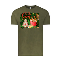 Vintage Olive tis the season Vintage Tee - FaDigitalArtStudio