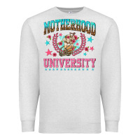 Oatmeal Heather motherhood university with coffee Premium Sweatshirt - NancyCooperArtShop