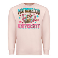 Pale Pink motherhood university with coffee Premium Sweatshirt - NancyCooperArtShop