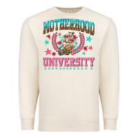 Sandshell motherhood university with coffee Premium Sweatshirt - NancyCooperArtShop