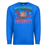 True Royal motherhood university with coffee Premium Sweatshirt - NancyCooperArtShop