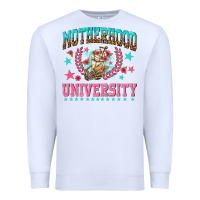 White motherhood university with coffee Premium Sweatshirt - NancyCooperArtShop