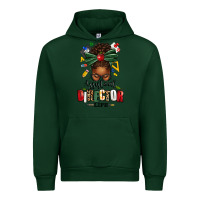 Forest Green assistant director life afro messy bun Urban Hoodie - texasbilliewilder