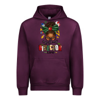 Mauve Wine assistant director life afro messy bun Urban Hoodie - texasbilliewilder