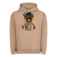 Pigment Burro assistant director life afro messy bun Urban Hoodie - texasbilliewilder