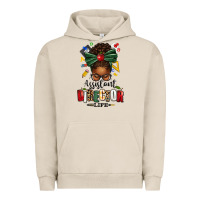 Pigment French Oak assistant director life afro messy bun Urban Hoodie - texasbilliewilder