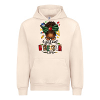 Sandshell assistant director life afro messy bun Urban Hoodie - texasbilliewilder