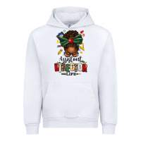 White assistant director life afro messy bun Urban Hoodie - texasbilliewilder