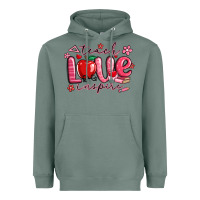 Sage teach love inspire valentines day Heavyweight Hoodie - MaliasSmallBusiness