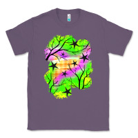 Lavender star halloween patch Classic Tee - BundleAndBundleShop