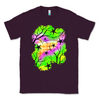 Plum star halloween patch Classic Tee - BundleAndBundleShop