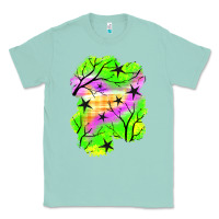 Seafoam star halloween patch Classic Tee - BundleAndBundleShop