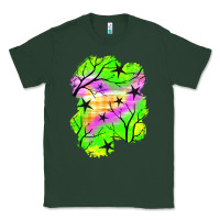 Sports Green star halloween patch Classic Tee - BundleAndBundleShop