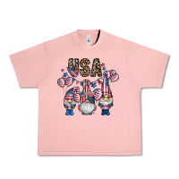 Salmon usa america gnome Urban Heavy Tee - CowhideDigitalArt