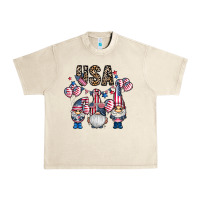 Sandshell usa america gnome Urban Heavy Tee - CowhideDigitalArt