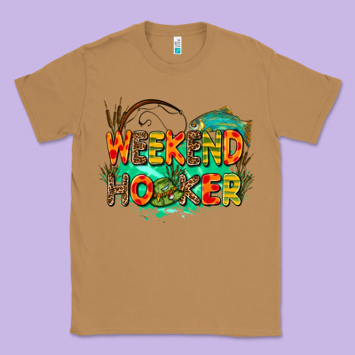 Weekend Hooker Classic Tee Designed By Adodesignshop
