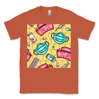 Copper nurse medicine seamless pattern Classic Tee - BundleAndBundleShop