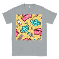 Heather Grey nurse medicine seamless pattern Classic Tee - BundleAndBundleShop