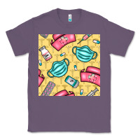 Lavender nurse medicine seamless pattern Classic Tee - BundleAndBundleShop