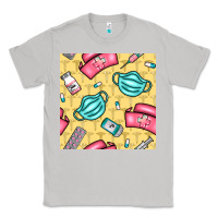 Moon Dust nurse medicine seamless pattern Classic Tee - BundleAndBundleShop