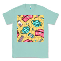 Seafoam nurse medicine seamless pattern Classic Tee - BundleAndBundleShop