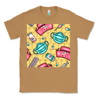 Toasted Coconut nurse medicine seamless pattern Classic Tee - BundleAndBundleShop