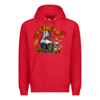 Red It's Fall Y'all Skunk Premium Hoodie - LillyAllenDesigns