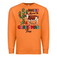 Carrot rockin around the christmas tree Premium Sweatshirt - MaliasSmallBusiness