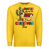 Lemon rockin around the christmas tree Premium Sweatshirt - MaliasSmallBusiness