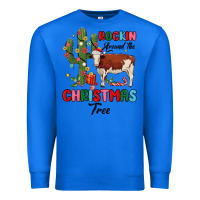 True Royal rockin around the christmas tree Premium Sweatshirt - MaliasSmallBusiness