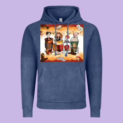Harry Coffee Cups Vintage Hoodie Designed By Zillion Design Studio