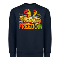 Navy We are black history juneteenth Heavyweight Sweatshirt - Zillion Design Studio
