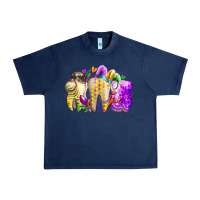 Navy mardi gras tooth Urban Heavy Tee - RacoonDesign