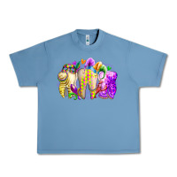 Pebble Blue mardi gras tooth Urban Heavy Tee - RacoonDesign