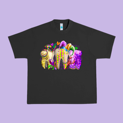 Mardi Gras Tooth Urban Heavy Tee Designed By Racoondesign