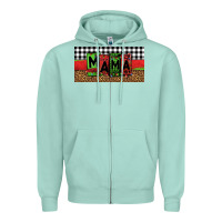 Seafoam mama Christmas Zipper Hoodie - Jasminsmagicworld
