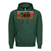 Sports Green mama Christmas Zipper Hoodie - Jasminsmagicworld