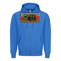 True Royal mama Christmas Zipper Hoodie - Jasminsmagicworld