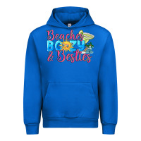 Cobalt Beaches boozy besties Summer Urban Hoodie - NancyCooperArtShop