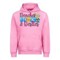 Fuchsia Pink Beaches boozy besties Summer Urban Hoodie - NancyCooperArtShop